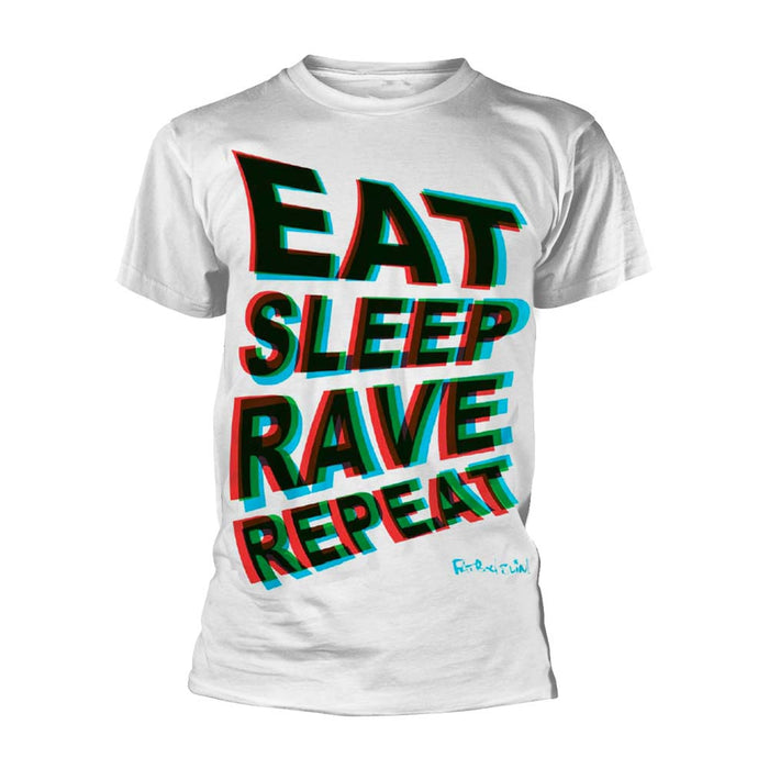 FATBOY SLIM Eat Sleep Rave Repeat MENS White XXL T-Shirt NEW