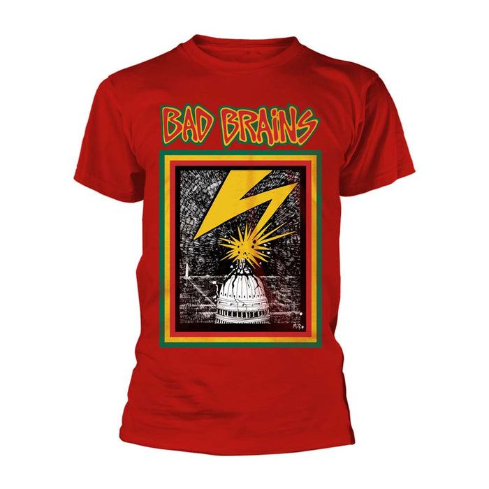 BAD BRAINS Bad Brains MENS Red LARGE T-Shirt NEW