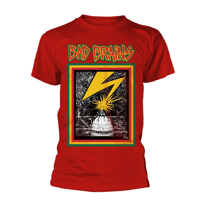 BAD BRAINS Bad Brains MENS Red SMALL T-Shirt NEW