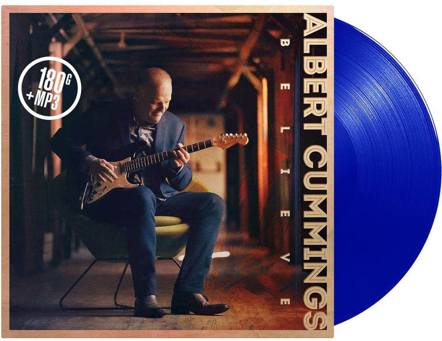 Albert Cummings Believe Blue Vinyl LP 2020