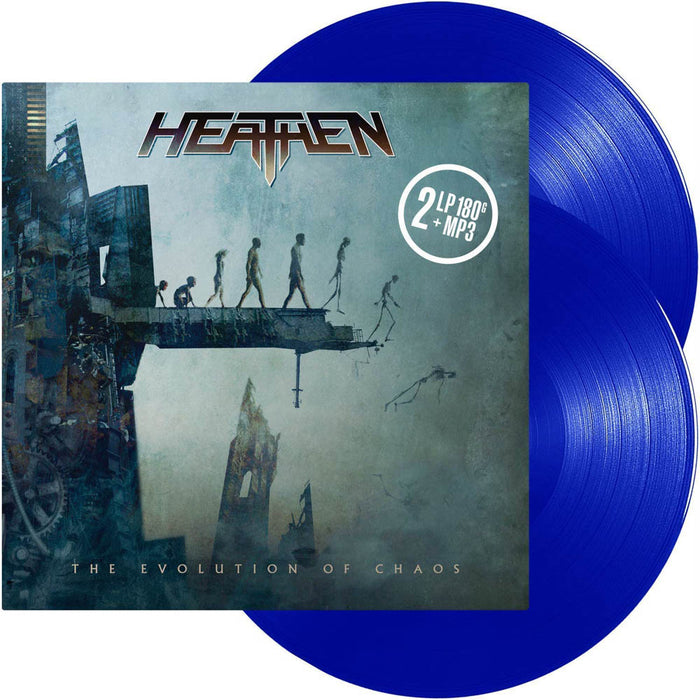 Heathen The Evolution Of Chaos Double Blue Vinyl LP 2020