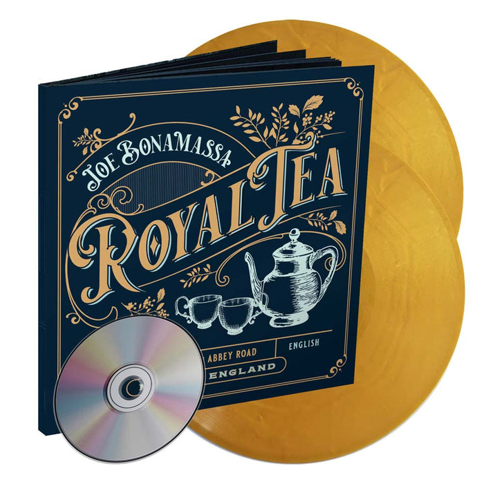 Joe Bonamassa Royal Tea Vinyl LP Gold Colour (+ CD/Artbook) 2020