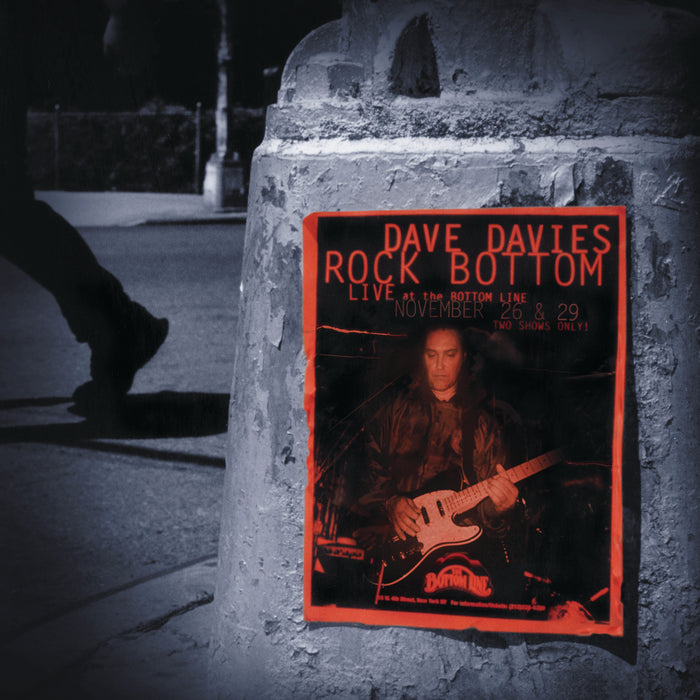 Dave Davies - Rock Bottom Live At The Bottom Line Vinyl LP 20th Anniversary Red & Silver Colour RSD Aug 2020