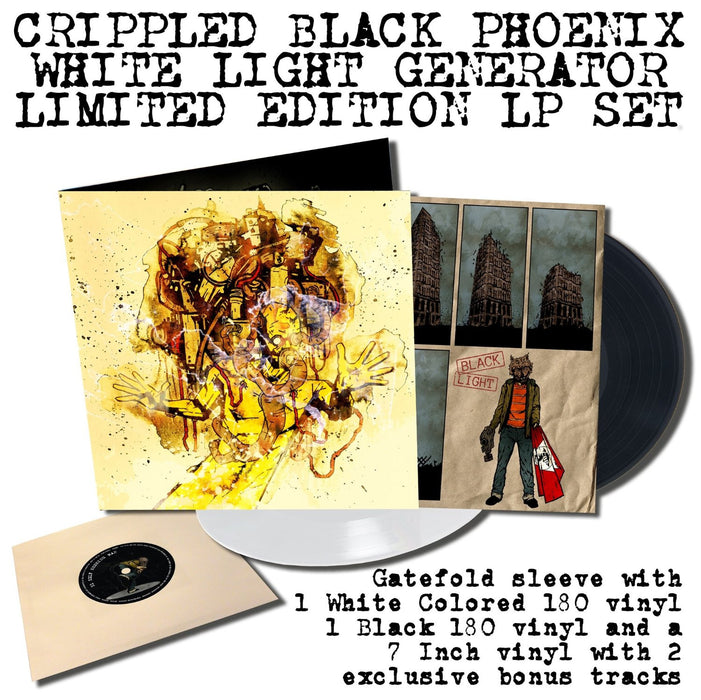 CRIPPLED BLACK PHOENIX WHITE LIGHT GENERATOR [AND7INCH] LP VINYL 33RPM NEW