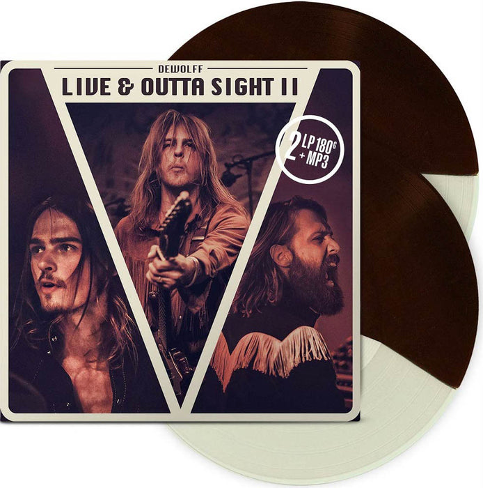 DeWolff Live & Outta Sight II Double Brown Cream Vinyl LP New 2019