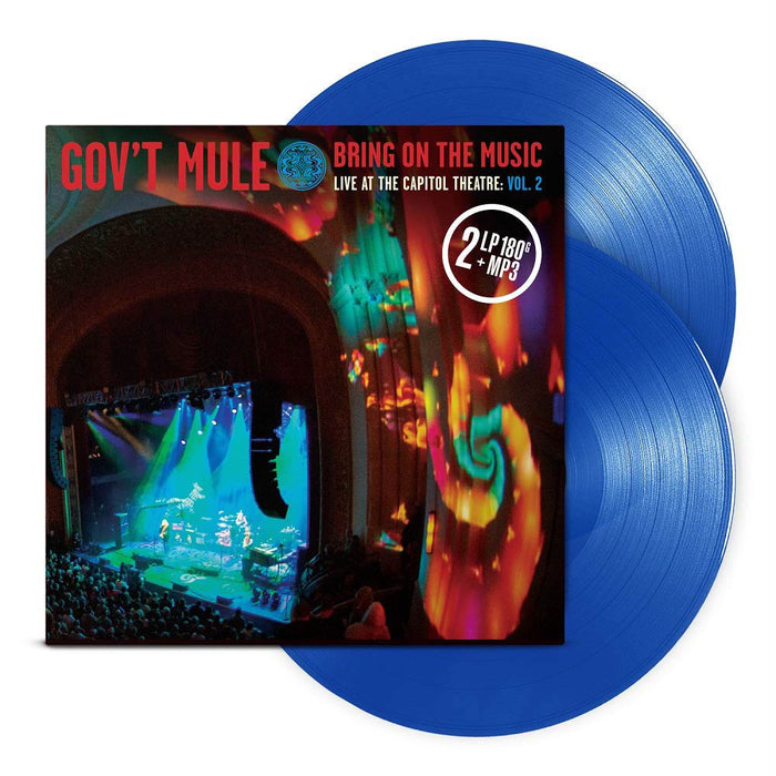 Govt Mule Bring on the Music Live Vol 2 Blue Vinyl LP 2019