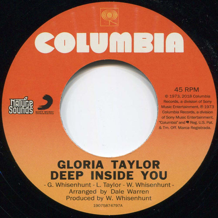 Gloria Ann Taylor Deep Inside Of You Vinyl 7" Single 2018