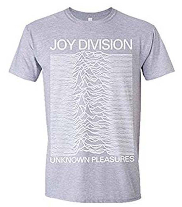 JOY DIVISION Unknown Pleasures Mens Grey T-SHIRT Size Large NEW