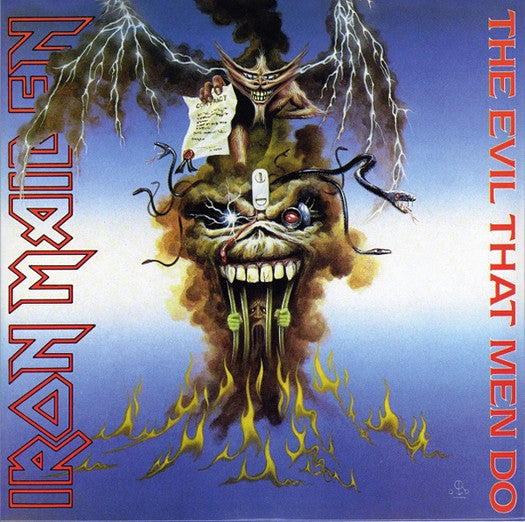 IRON MAIDEN THE EVIL THAT MEN DO 7" SINGLE VINYL NEW 2014 REISSUE 45RPM