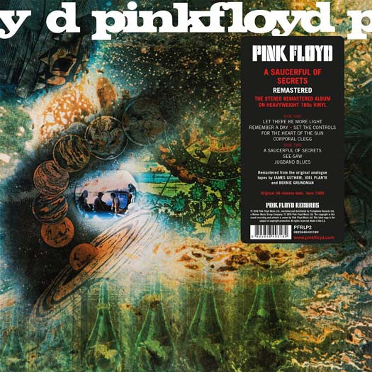 PINK FLOYD A Saucerful Of Secrets Vinyl LP Reissue