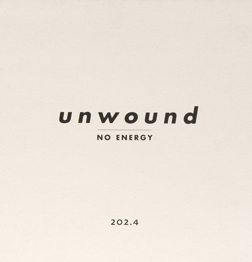 UNWOUND NO ENERGY LP VINYL NEW (US) 33RPM
