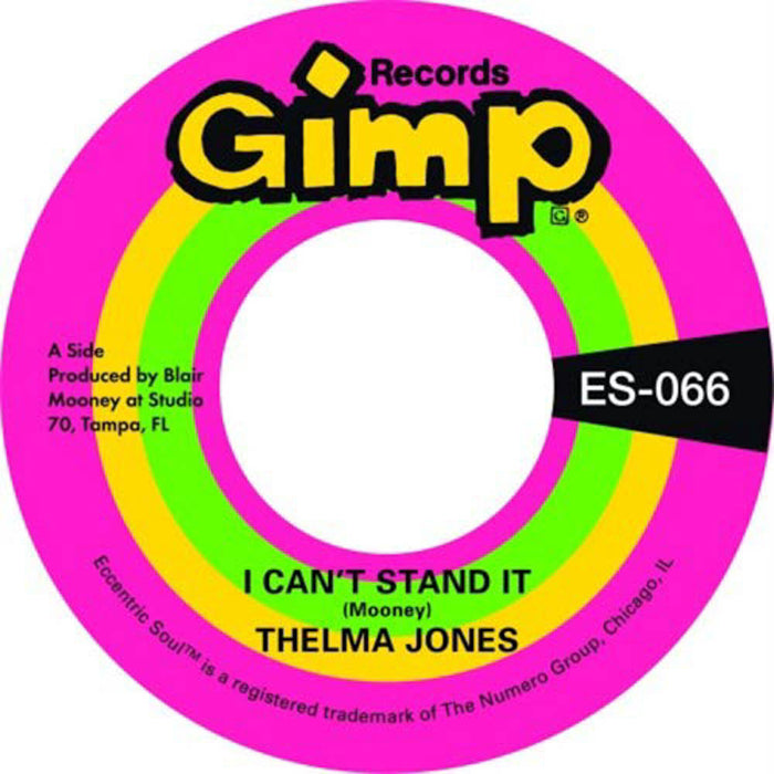Thelma Jones I Cant Stand It 7" Vinyl Single New 2018