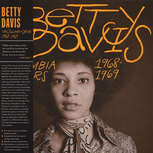 BETTY DAVIS The Columbia Years 1968-1969 LP Vinyl NEW
