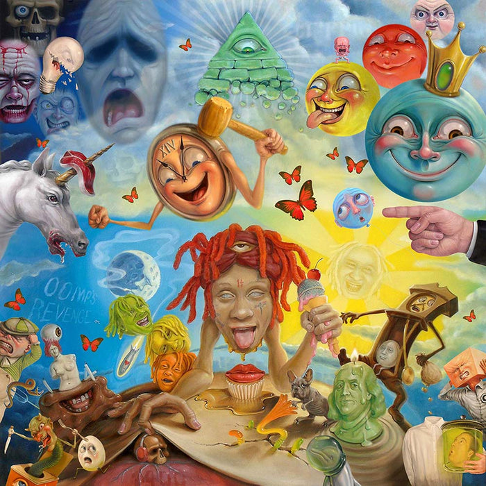 Trippie Redd Life'S A Trip Ltd Red & Yellow Vinyl LP 2018