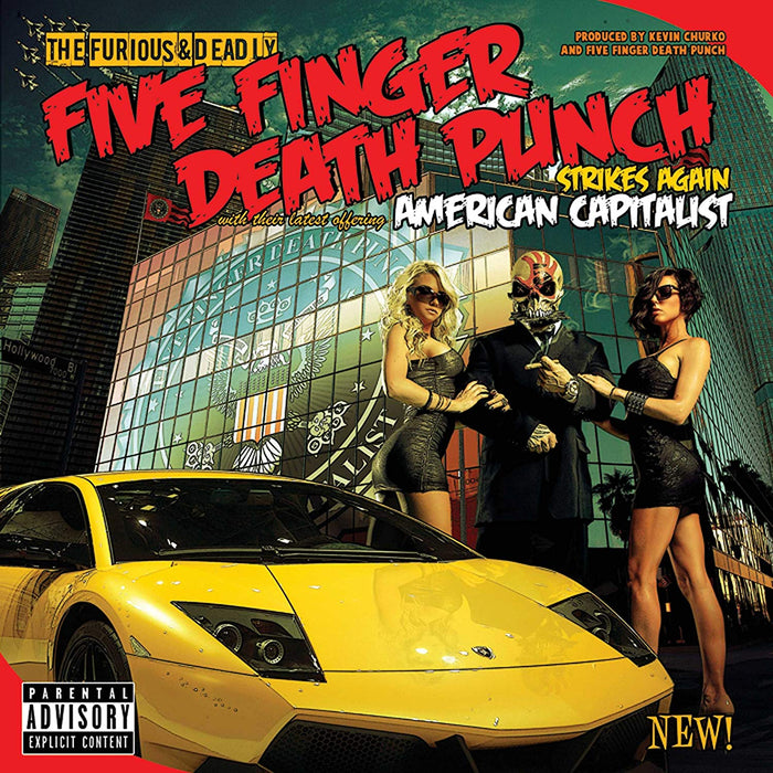 FIVE FINGER DEATH PUNCH American Capitalist VINYL LP NEW 2018