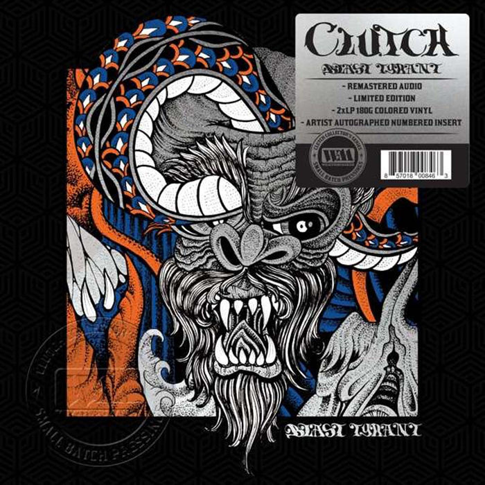 Clutch - Blast Tyrant Vinyl LP Orange & Blue Colour Collectors Series 2021