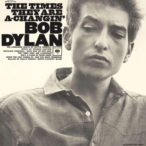 BOB DYLAN THE TIMES THEY ARE A TO CHANGIN LP VINYL 33RPM NEW