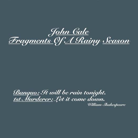 John Cale Fragments Of A Rainy Season Vinyl LP 2016