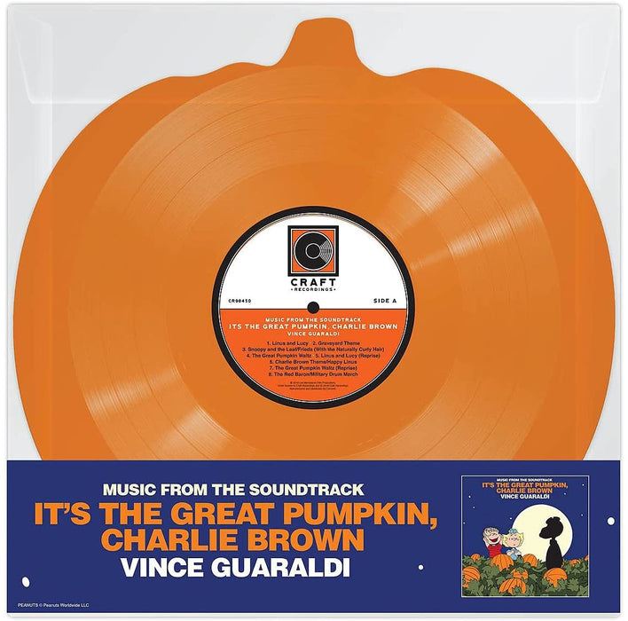 Vince Guaraldi It's The Great Pumpkin Vinyl Orange Pumpkin-Shaped 2021