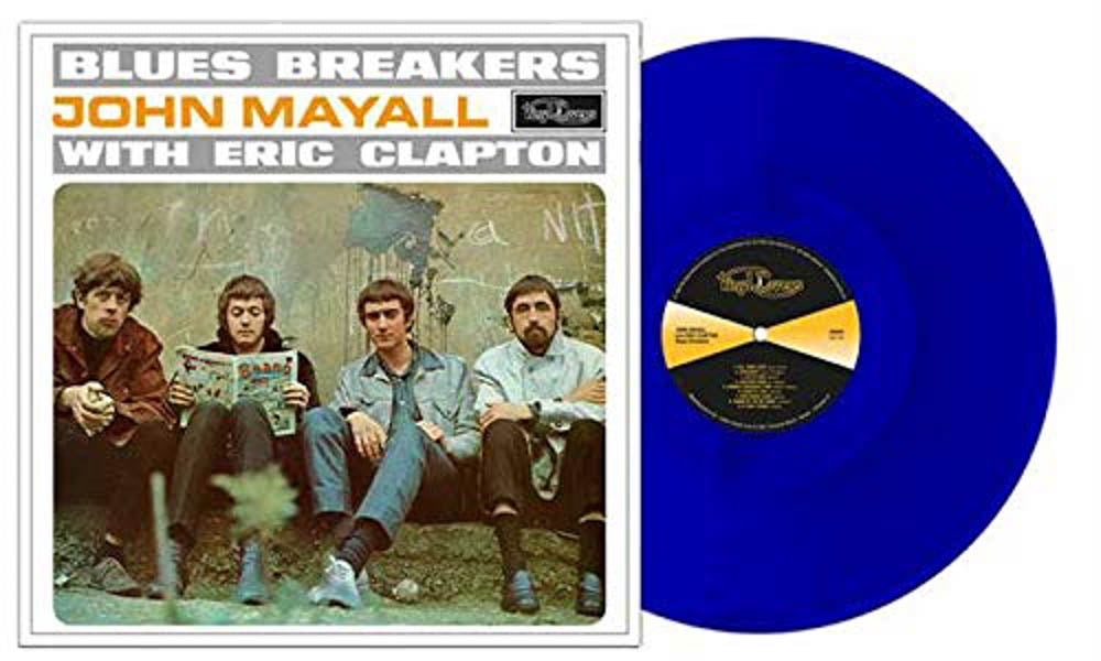 John Mayall & Eric Clapton Blues Breakers Vinyl LP Light Blue Colour 2018