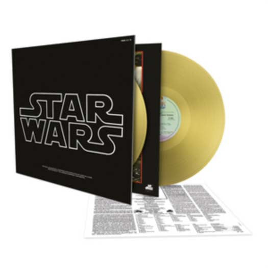 Star Wars Record album vinyle original avec insert 2 lps