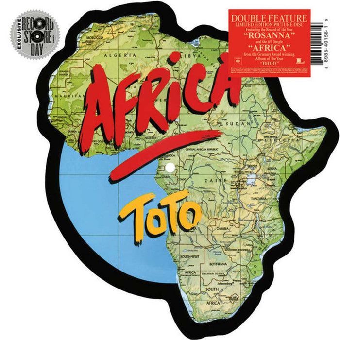 TOTO Africa and Rosanna Shaped Vinyl Single NEW RSD 2017