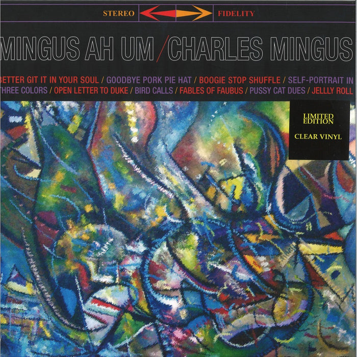 Charles Mingus Mingus Ah Um Vinyl LP Clear Colour 2022
