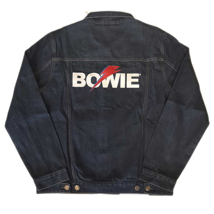 David Bowie Medium Unisex Blue Denim Jacket