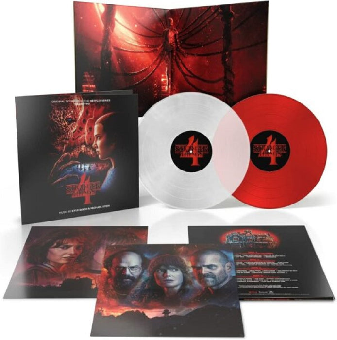 Stranger Things 4 Volume 2 Original Score Vinyl LP Clear And Red Colour 2023