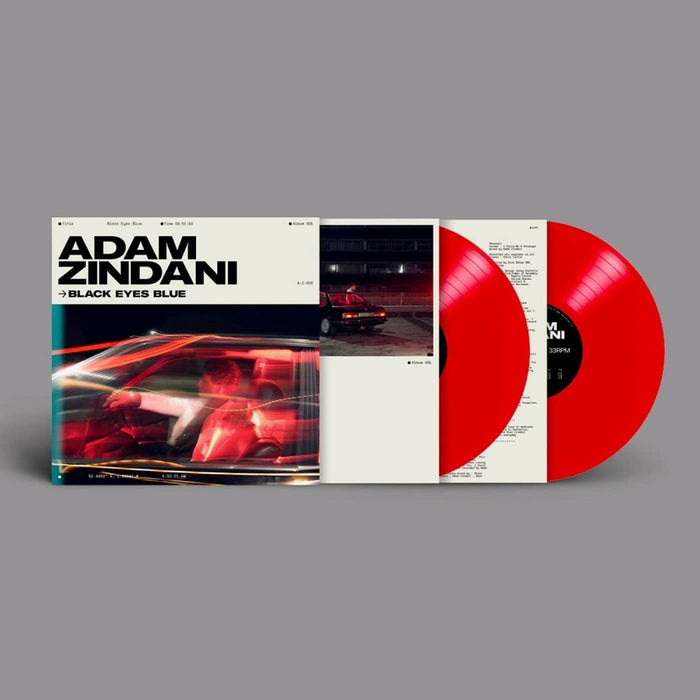 Adam Zindani Black Eyes Blue Vinyl LP Red Colour 2023