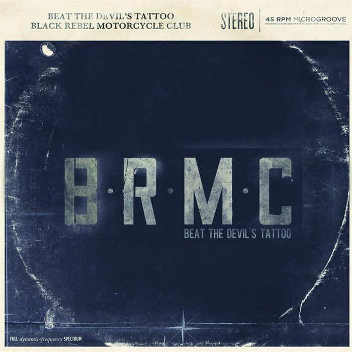 Black Rebel Motorcycle Club Beat The Devil's Tattoo Vinyl LP Milky Clear Colour with Black Heavy Splatter