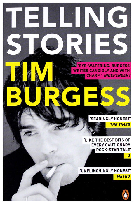 Tim Burgess Telling Stories Paperback Music Book 2013