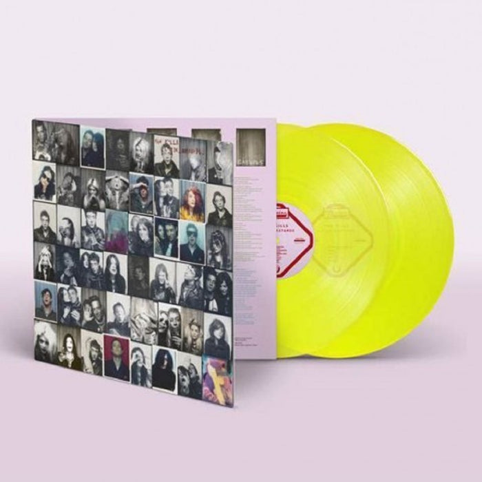 The Kills Little Bastards Vinyl LP Indies Remastered Neon Yellow Colour & Signed Print 2020