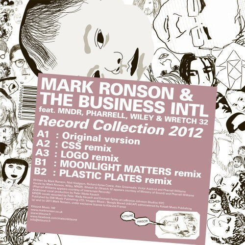 MARK RONSON & THE BUSINESS INTL RECORD COLLECTION 2012 LP VINYL 33RPM NEW