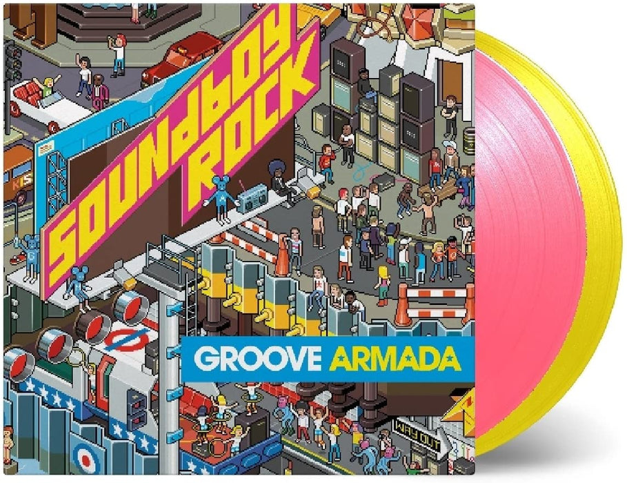 Groove Armada - Soundboy Rock Vinyl LP Pink & Yellow Colour 2018