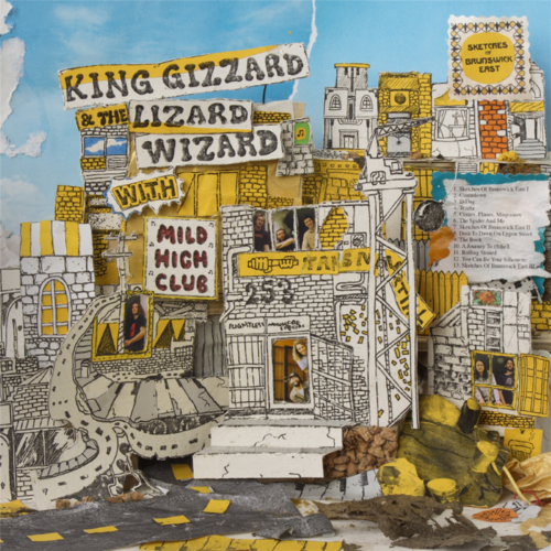 King Gizzard & The Lizard Wizard Sketches Of Brunswick East Recycled Ecomix Coloured Vinyl LP LOVE RECORD STORES 2020