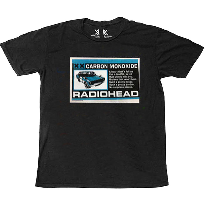 Radiohead Carbon Patch Black X-Large Unisex T-shirt