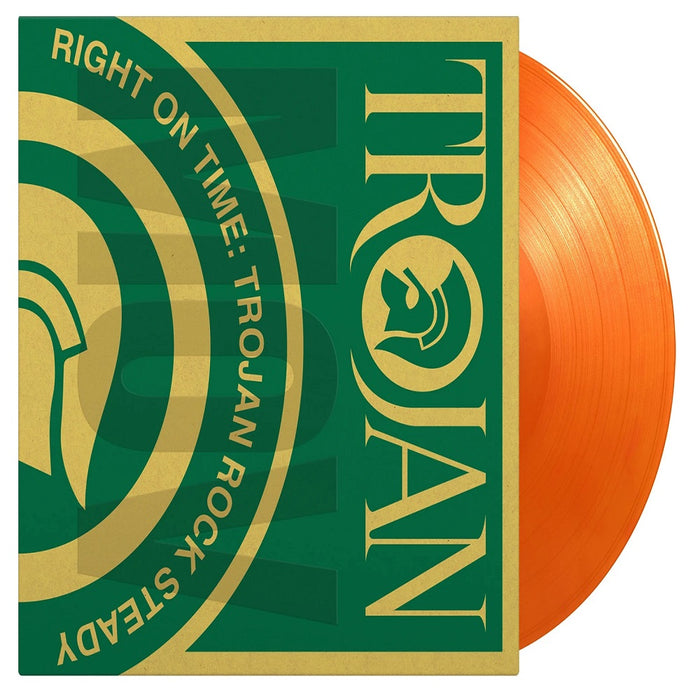 Various Artists Right On Time Trojan Rock Steady Vinyl LP Orange Colour 2021