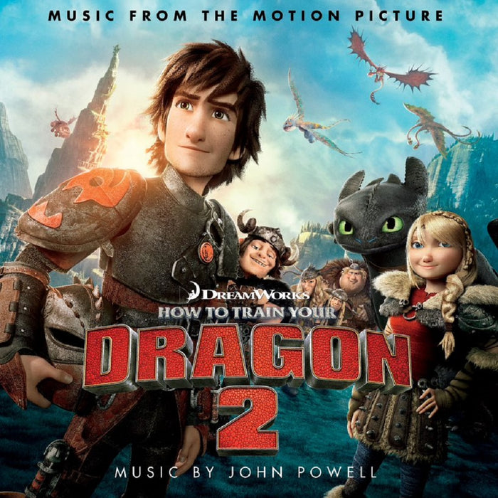 John Powell How To Train Your Dragon 2 (Original Motion Picture Soundtrack) Vinyl LP Red Multi-Colour Splatter RSD 2023