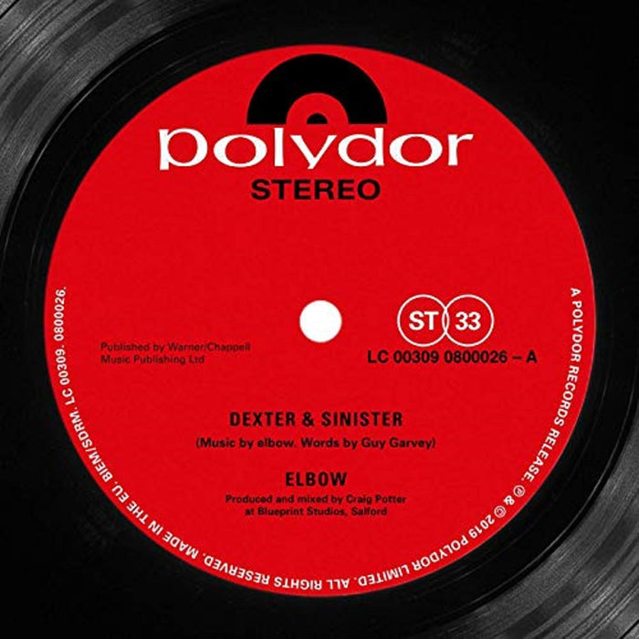 Elbow Dexter & Sinister 10" Indies Vinyl Single 2019