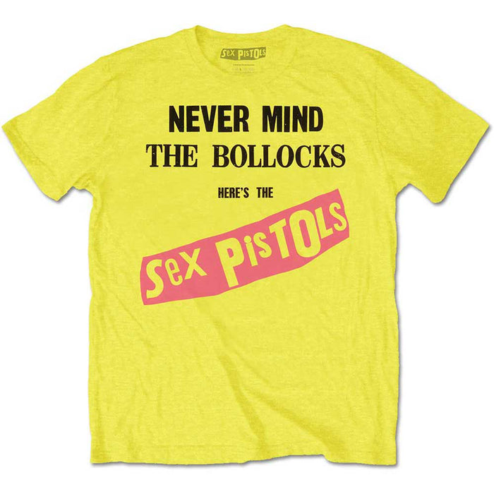 Sex Pistols NMTB Original Album Yellow Large Unisex T-Shirt