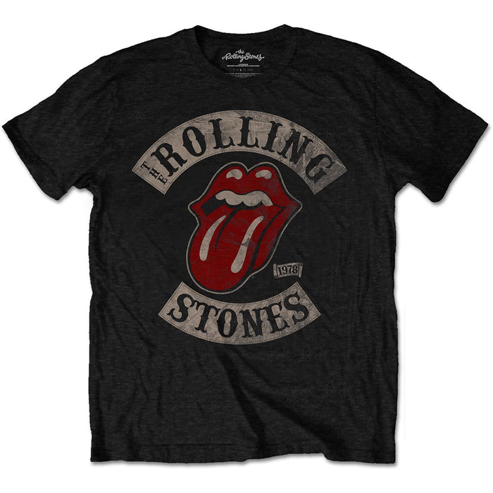 Rolling Stones Tour 1978 Black Large Unisex T-Shirt