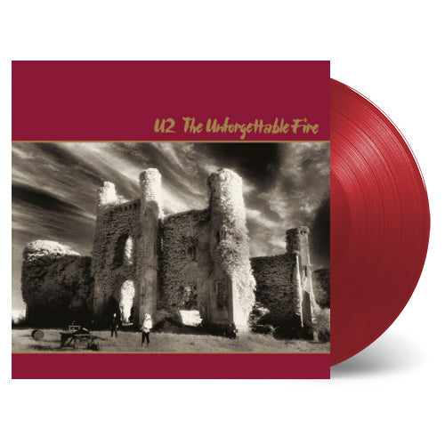 U2 The Unforgettable Fire Vinyl LP Wine Colour LTD