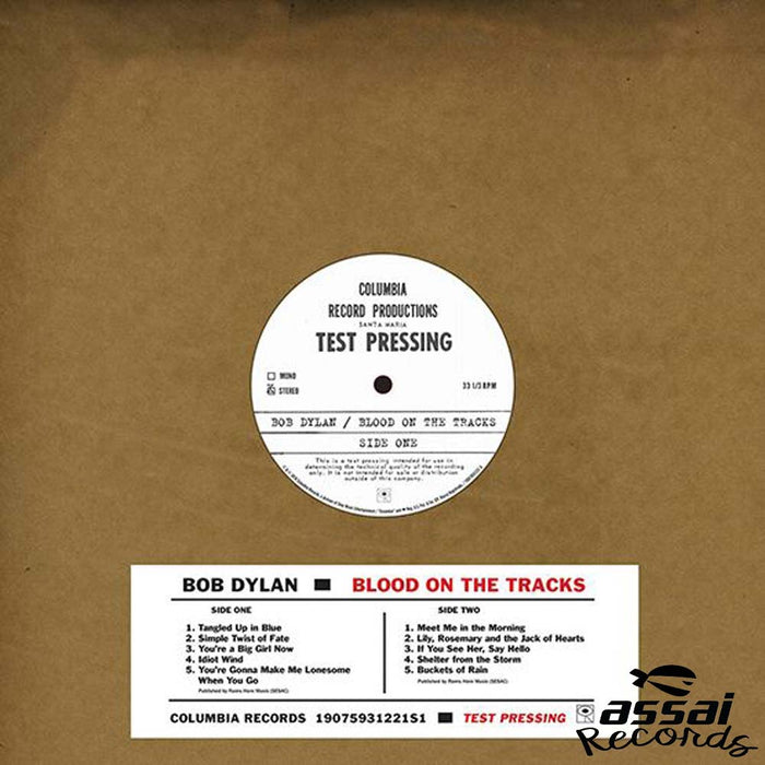 Bob Dylan Blood On The Tracks Original Pressing Vinyl LP New RSD 2019