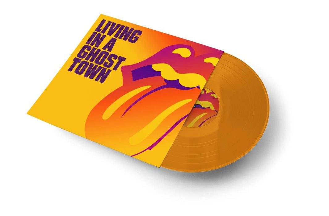 The Rolling Stones Living In a Ghost Town 10" Orange Vinyl 2020