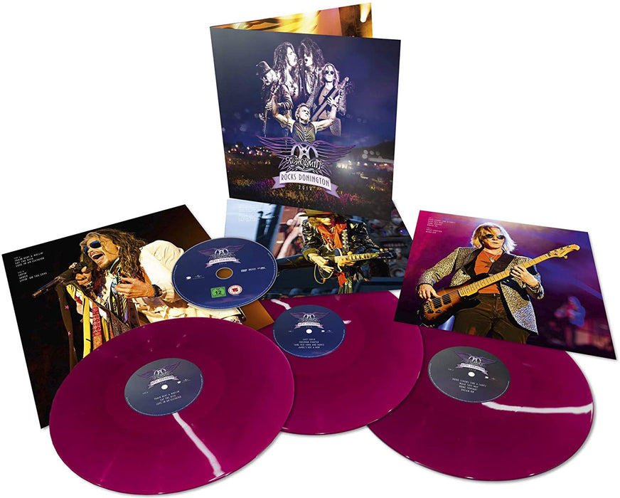 Aerosmith - Rocks Donington Vinyl LP Purple Colour 2020