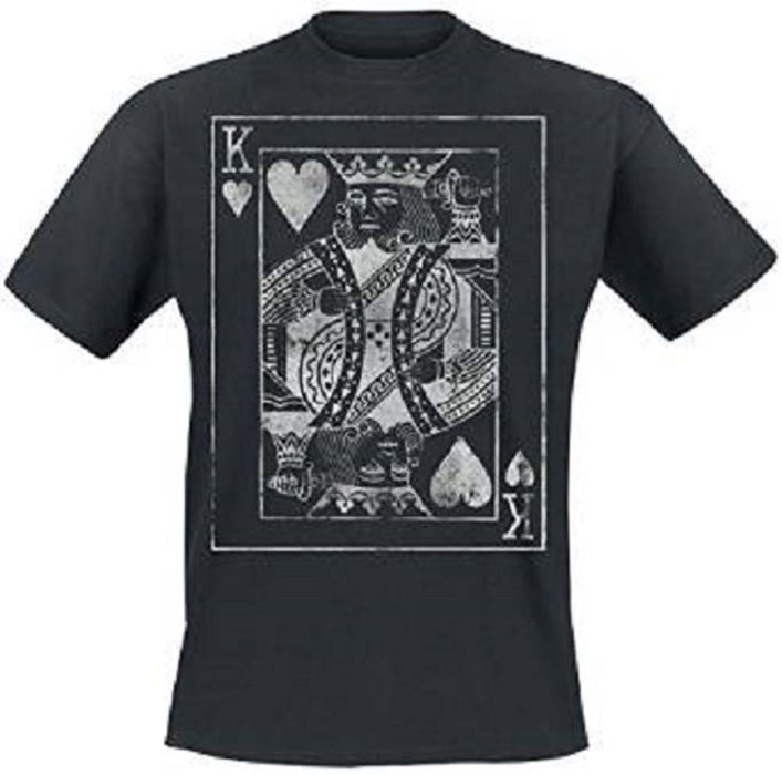 King Of Hearts T-Shirt Black Small