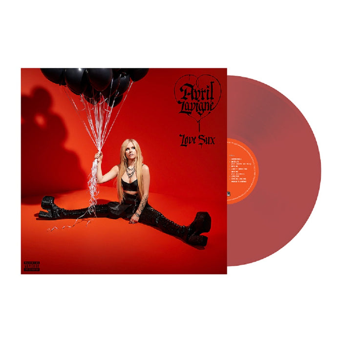 Avril Lavigne Love Sux Vinyl LP Transparent Red Colour 2022