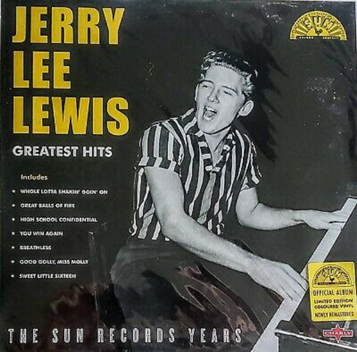 Jerry Lee Lewis Greatest Hits Vinyl LP Limited Turquoise Edition 2019