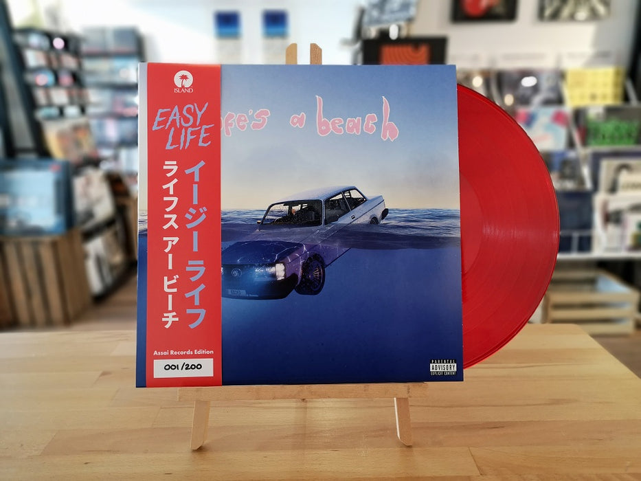 Easy Life Life's A Beach Vinyl LP Assai Obi Red Colour Signed Edition 2021